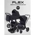 Коляска для новорожденных 3 в 1 Rant Flex RA077, Black (черный)
