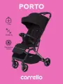 Прогулочная коляска CARRELLO Porto, книжка, текстиль/эко-кожа, амортизация, легкая