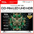 Телевизор TCL 65C6K, 65 дюйма, 4K Ultra HD, смарт ТВ, Google TV, черный