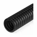 Гофрированная труба Промрукав ПП безгалогенная (hf) разрезная черная dвн 9,8 мм, dнар 13,2 мм 10м PR02.0364