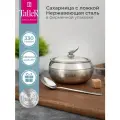 Сахарница TalleR Кэнди TR-61125 2 серебристый 8.5 см 10.2 см 330 мл 10.2 см