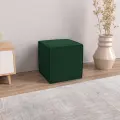 Пуф Куб 40х40 см, велюр изумрудный