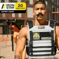 Жилет утяжелитель IRON STAR GROM 20 kg. Серебристый