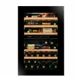 Шкаф винный Avintage AVI88PLATINUM, 124 л, 2 температурные зоны, 44 бутылки, дисплей, подсветка, черный