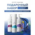 Гельтек Набор подарочный с косметичкой Жостово: гель очищающий, масло для душа, крем для тела увлажняющий.