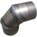 Угол дымохода ф100 мм 90 гр Сталь(Некрашенный) Ст3 1мм