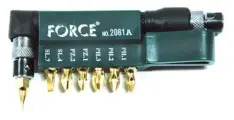 Отвертка с битами PH и PZ 1/4DR 8 предметов FORCE 2081A FORCE арт. 2081A