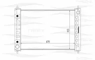 Радиатор охлаждения FREE-Z KK0249, для автомобиля