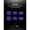 Накладки на стики Thumb Grip Skull &Co для Steam Deck/OLED/ROG Ally, 6 штук, цвет фиолетовый (Galactic Purple)
