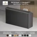 Ресепшн Стандарт чёрный 2000х1200х600 / Подсветка