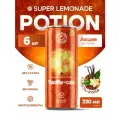 Лимонад без сахара с витаминами Potion Super Lemonade Ваниль + Кола, 6шт х 330 мл