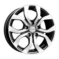 Литой колесный диск K&K КС704 6.5x16/5x114.3 D67.1 ET50 Алмаз черный
