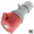 Розетка YS CEE-225N кабельная 3P+N+E 32А 415В IP44 с сальником