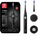 Зубная щетка электрическая Oclean X Ultra V8100 черный, Датчик давления, Мягкая чистка, Массаж, Полировка, отбеливание