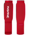 Защита голень-стопа Insane Protegat, для единоборств, красный размер XL
