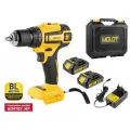 Дрель-шуруповерт аккумуляторная MOLOT XLT Lite SET MBD 1820 Li бесщеточный двигатель (1335569)