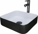 Раковина Grossman накладная Color 38.5 GR-4042BW черная