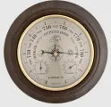 Домашняя настенная механическая метеостанция барометр термометр гигрометр смич БМ-8/3 массив дерева