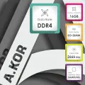 Модуль оперативной памяти чип Samsung DDR4 16GB 2666 МГц SO-DIMM для ноутбука