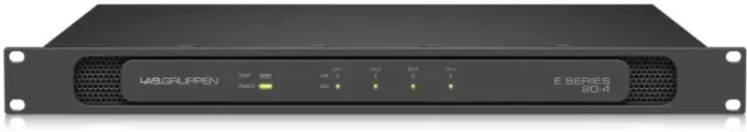 Lab.gruppen E 20:4 усилитель 4-канальный, распределение мощности 4x500Вт•2/4/8ом/70/100В, макс 1 кан
