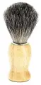 Помазок для бритья Mondial , ворс барсука, рукоять - дерево, светлое дерево