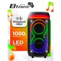 Колонка блютус беспроводная ElTRONIC 30-72, 2 микрофона в комплекте, аккумулятор 5400 мАч, FM радио, TWS