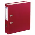 Папка-регистратор OfficeSpace (70мм, А4, картон/бумвинил) бордовая (AFbv70-1-729 / 2521020), 20шт.