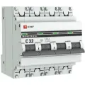 EKF Выключатель автоматический модульный 4п C 32А 4.5кА ВА 47-63 PROxima EKF mcb4763-4-32C-pro