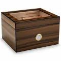 Коробка для увлажнения сигар из кедрового дерева, настольная коробка для хранения сигар