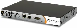 Контроллер WLAN Ruckus ZoneDirector 1100 901-1125-EU00 25 точек доступа 2хRJ-45 1Гбит/с