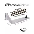 Дека для самоката Provokator 45x12см raw, серебристый + шкурка (клетка)