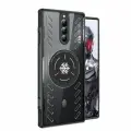 Задняя панель-чехол-накладка MyPads «Labbri» для ZTE Nubia Red Magic 8S Pro / 8s Pro Plus из качественного силикона c прозрачной пластиковой задней.
