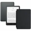 Электронная книга Amazon Kindle PaperWhite 12 2024 32Gb SE Metallic Black с обложкой ReaderONE PaperWhite 2024 Black
