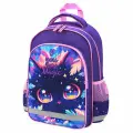 Рюкзак Пифагор School, 1 отделение, 3 кармана, Magic kitty, 38x28х14 см.