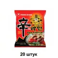 Nongshim Лапша быстрого приготовления Шин Рамен, 120 г, 20 шт