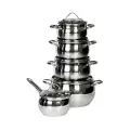 Набор кастрюль из нержавеющей стали с крышками