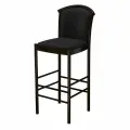 Стул барный деревянный высокий Анна массив бука, венге черный