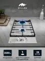 Варочная панель встраиваемая, газовая MILLEN MGH 301 WH, белый