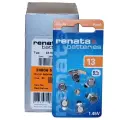 Батарейки для слуховых аппаратов Renata ZA13, 60 шт