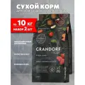 Корм сухой Grandorf Fresh Grain Free Dog Adult Medium & Maxi Lamb & Sweet Potato беззерновой для взрослых собак средних и крупных пород, ягненок, батат, 10 кг 2 шт