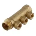 Коллектор Tiemme 1 ВР(г) х 3 выхода 1/2 ВР(г) х 1 НР(ш)