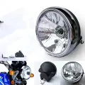 Универсальная мотоциклетная фара 7 дюймов, янтарный дальний/ближний свет для Honda Yamaha Harley Suzuki EN125 EN150-A Moto, лампа для передней фары