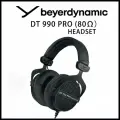 Наушники, beyerdynamic DT990 PRO, сверхширокополосные HiFi, качество звука, профессиональные студийные микшерные мониторы, открытые 80 Ом, черные