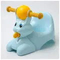 Горшок-игрушка Зайчик, цвет пастельно-голубой