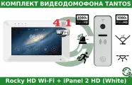 Комплект видеодомофона Tantos Rocky HD Wi-Fi и iPanel 2 HD (White)