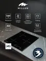 Варочная панель встраиваемая, индукционная MILLEN MIH 451 BL, черный