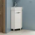 Тумба под раковину Onika Айленд 35 R 103501 угловая цвет Белый