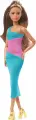 Кукла Barbie Signature Looks - Кукла в ярком миди-платье на одно плечо - Барби HJW82