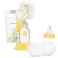 Медела, Medela Harmony Essentials Pack ручной двухфазный механический молокоотсос, Медела Хармони молокоотсос механический с аксессуарами
