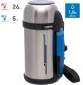 Термос Zojirushi SF-CC18-XA 1.8 л цвет Стальной, широкое горло 70 мм, 130 х 115 х 300 мм-JUN